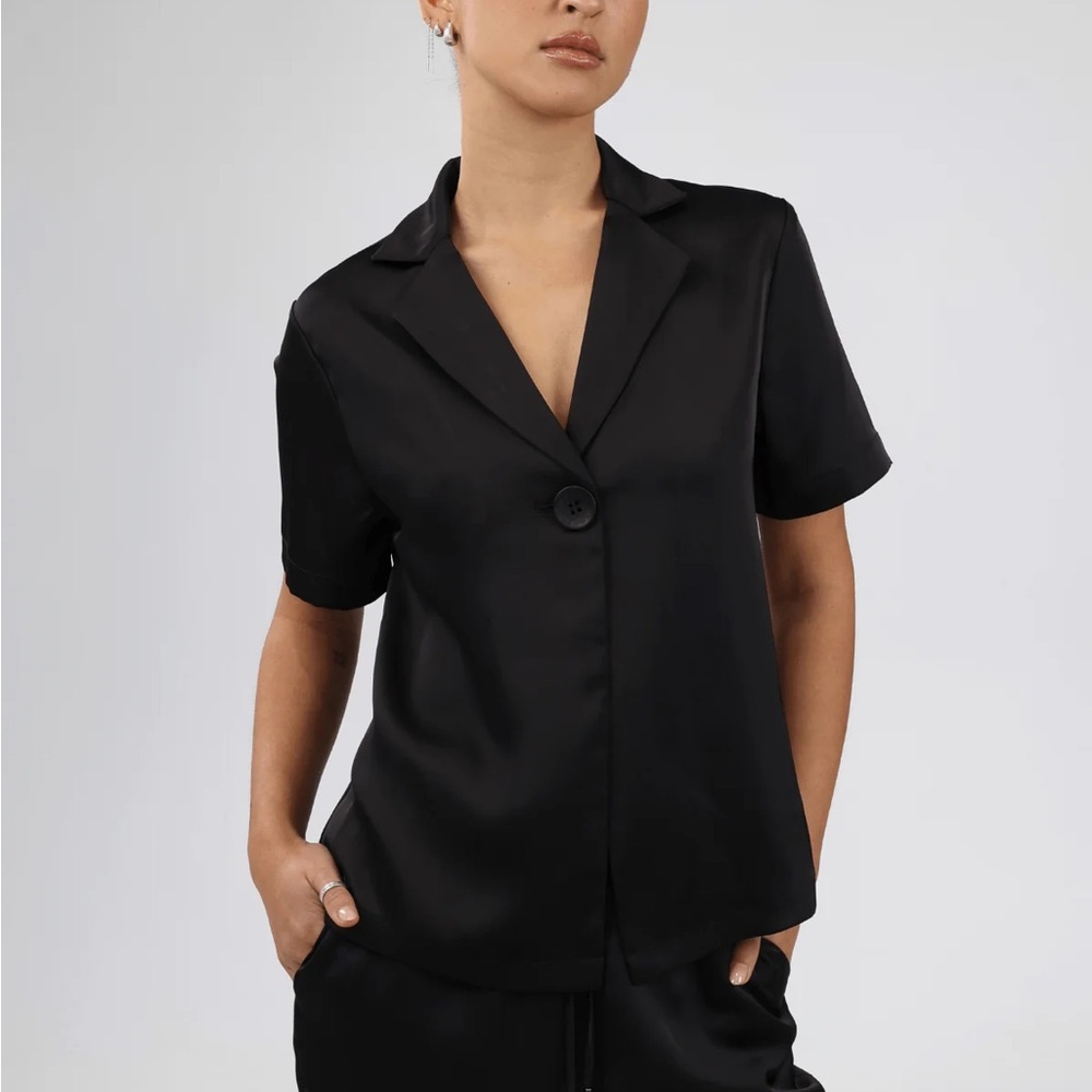 Ape the Label Bleach-proof Reece Satin Shirt - Currently SOLD OUT